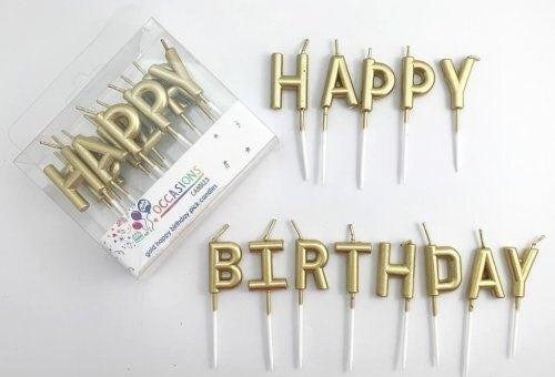 Happy Birthday Candle Set