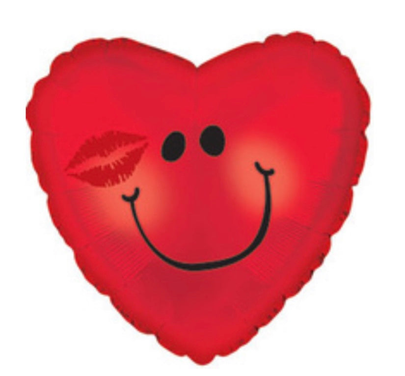 18'' Red Happy Heart