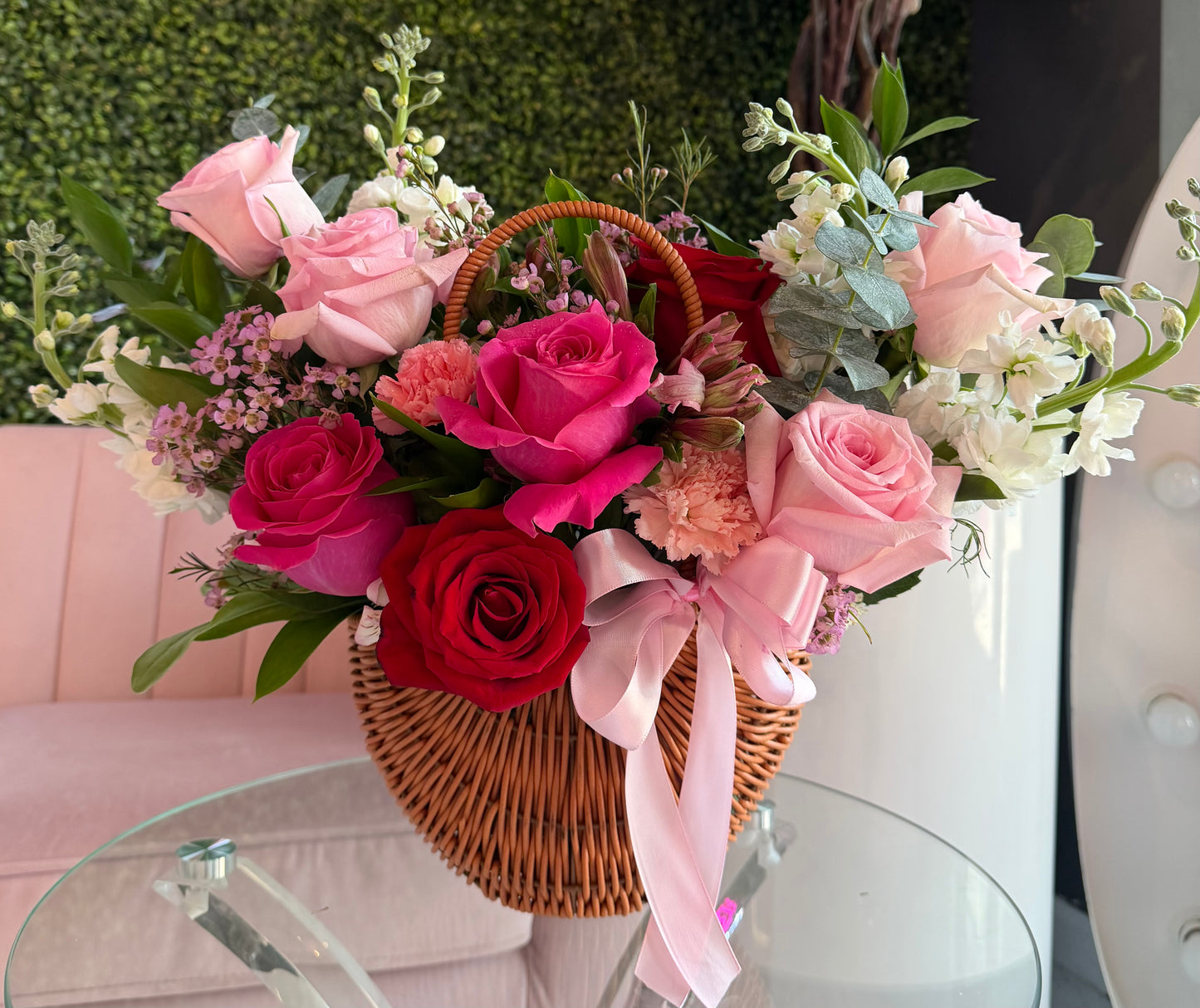 The Birthday Chic Blooms — Flowers, Chocolates & Fragrance Gift Set