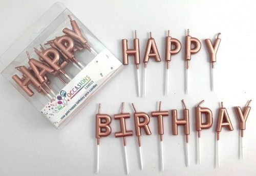 Happy Birthday Candle Set