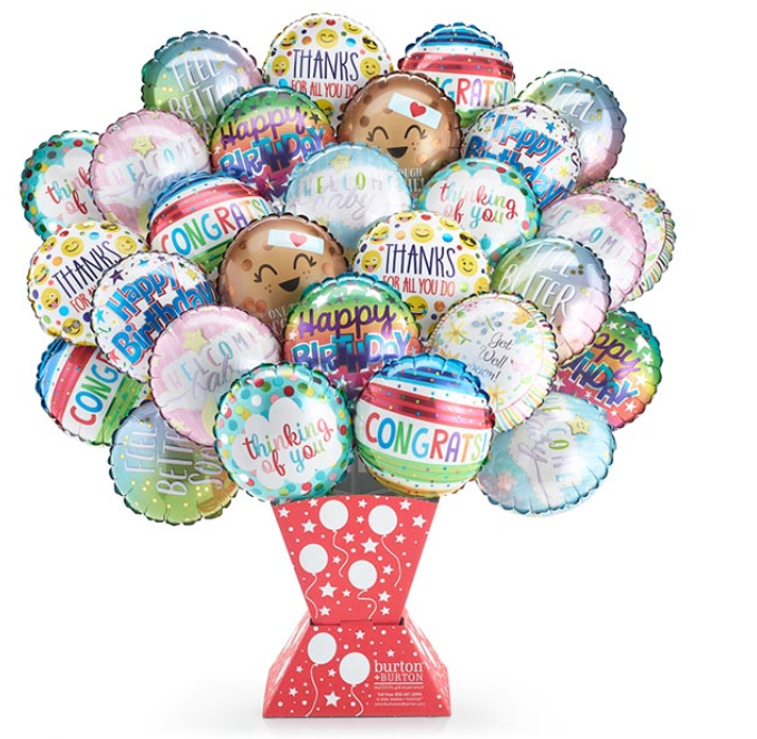 9'' Pre-Inflated Balloons Assorted Message