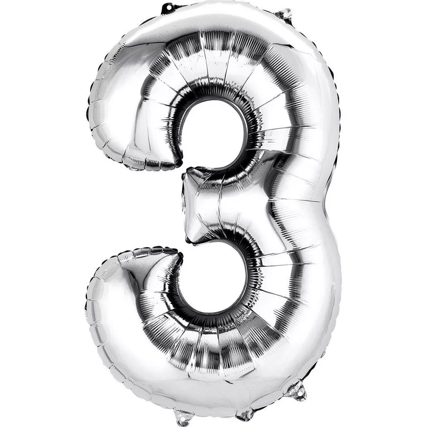 34'' Number balloon