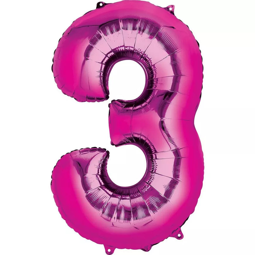 34'' Number balloon