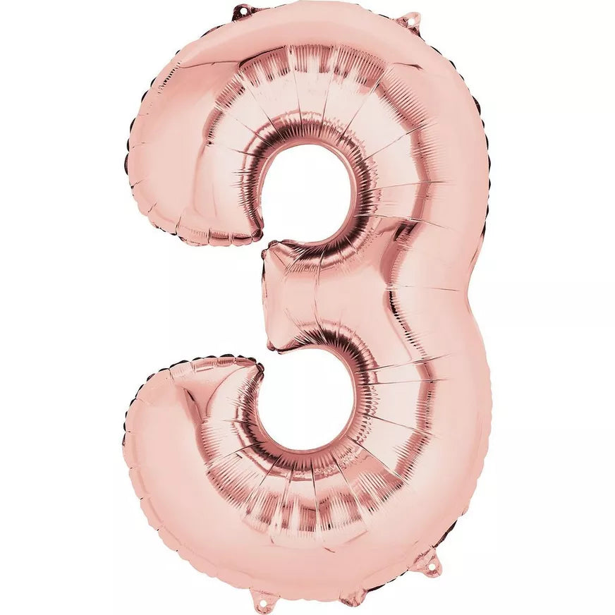 34'' Number balloon