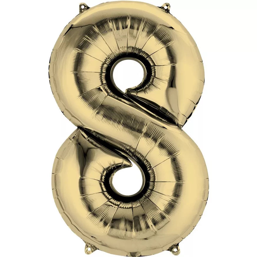 34'' Number balloon