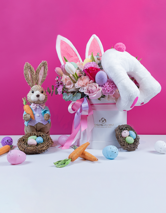 Easter Bunny and Blooms