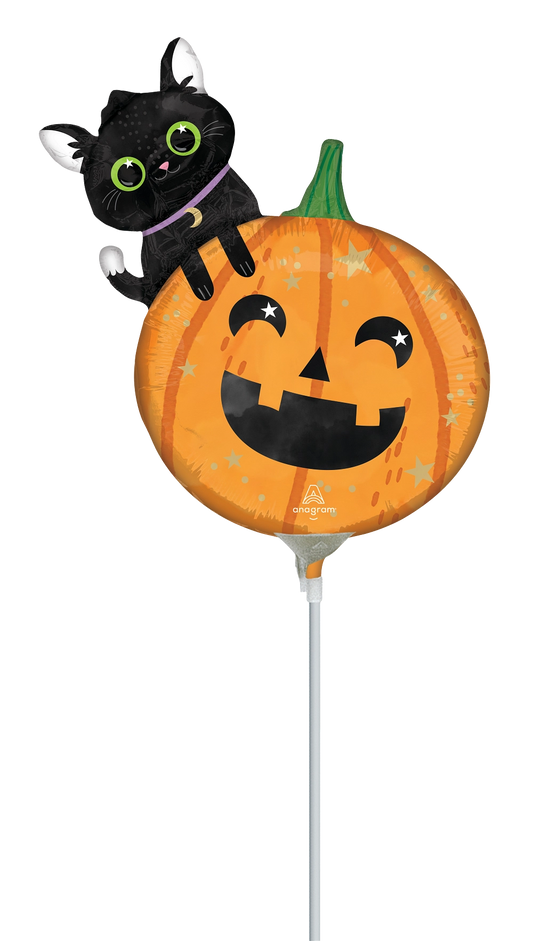 Pre inflated Halloween balloon