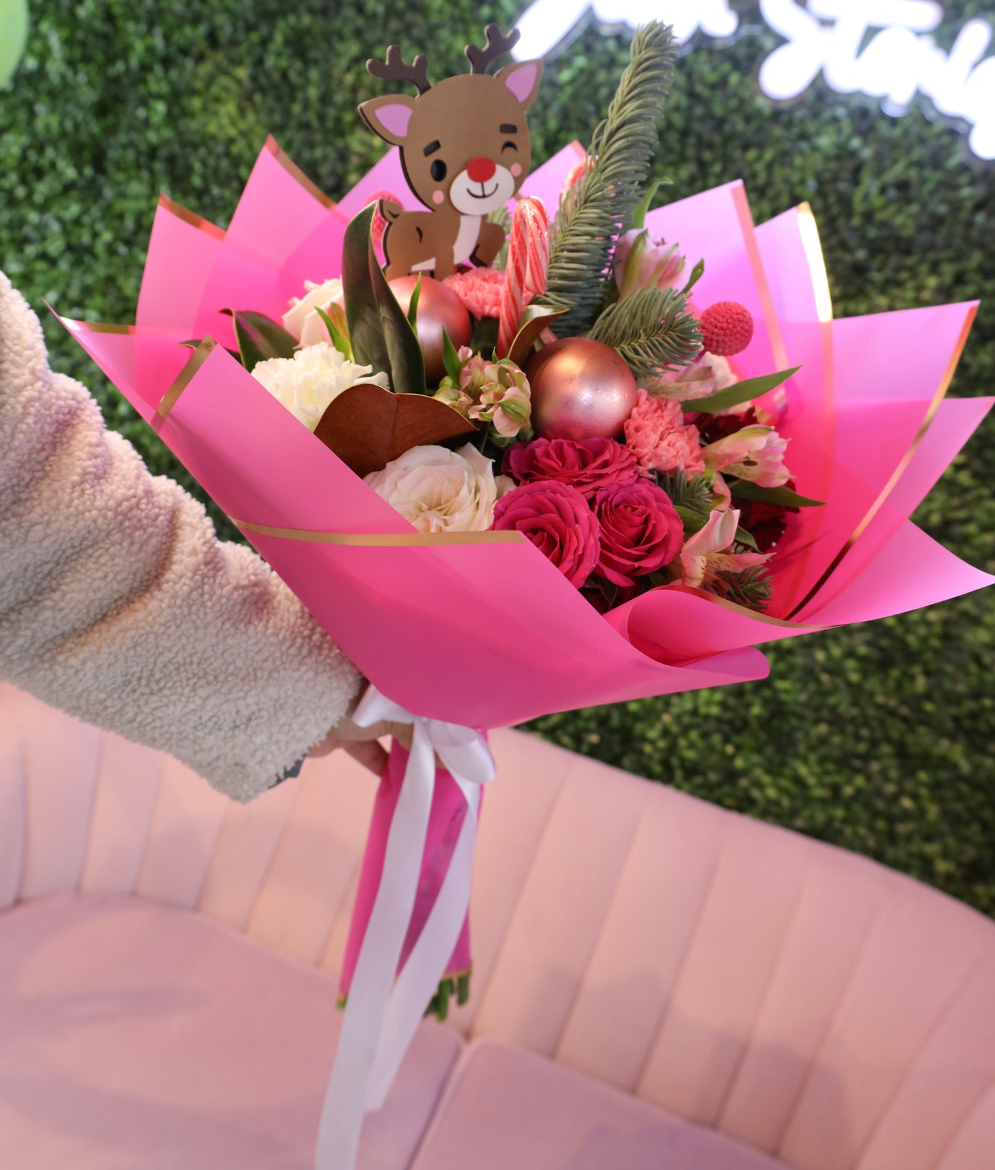 Reindeer Bliss Christmas Bouquet