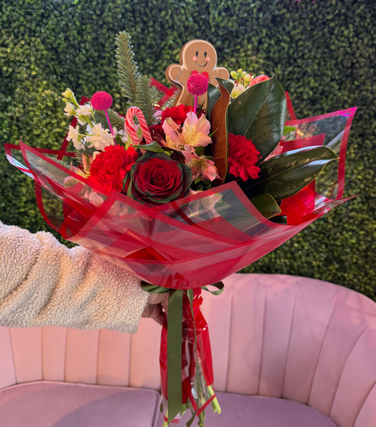 Gingerbread Cheer Christmas Bouquet