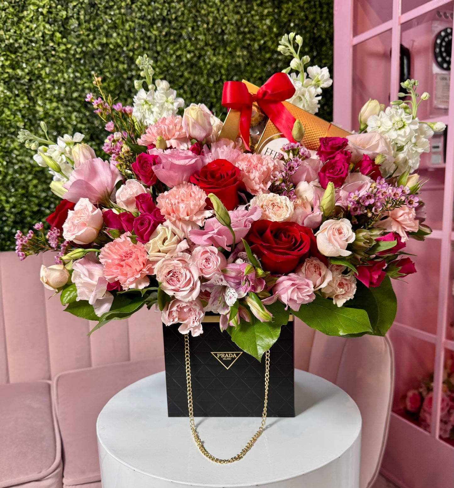 The Designer Glamour Floral Bag