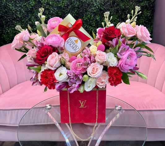The Designer Glamour Floral Bag