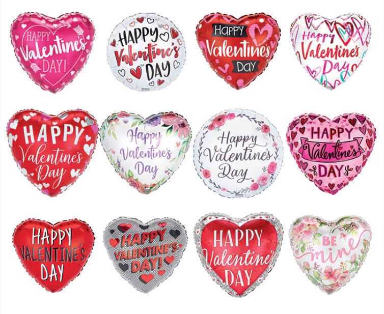 18'' Valentine's Mylar Balloon