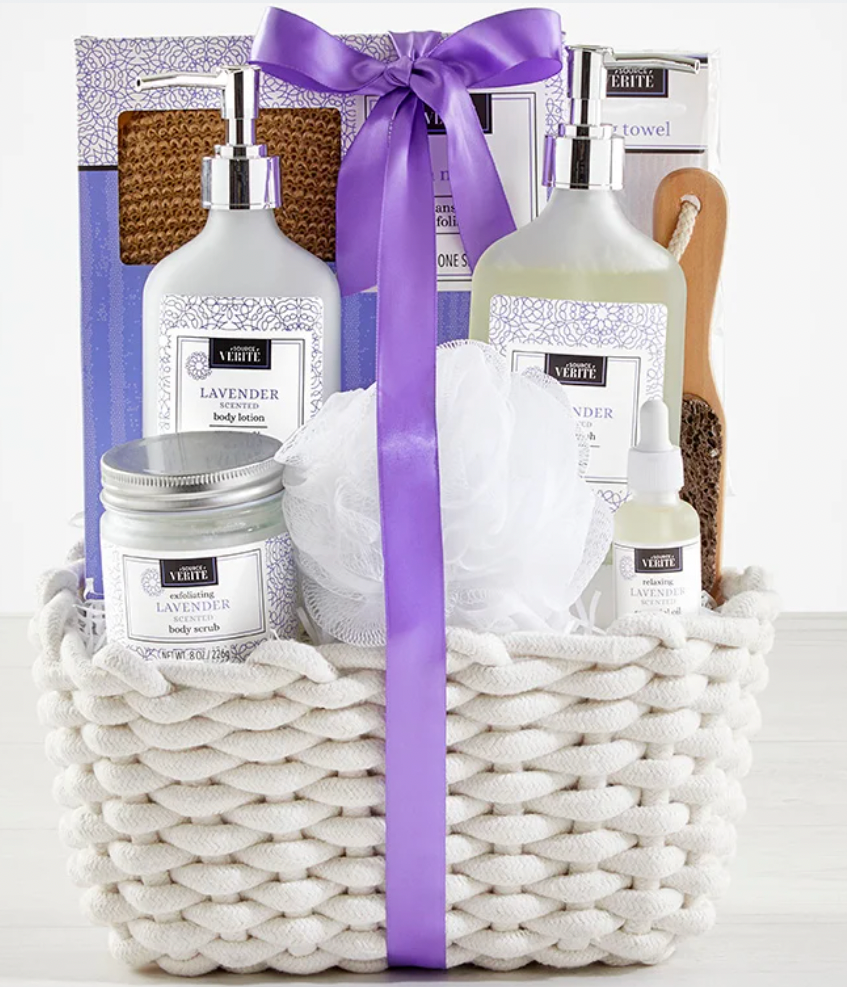 Lavender Spa Basket