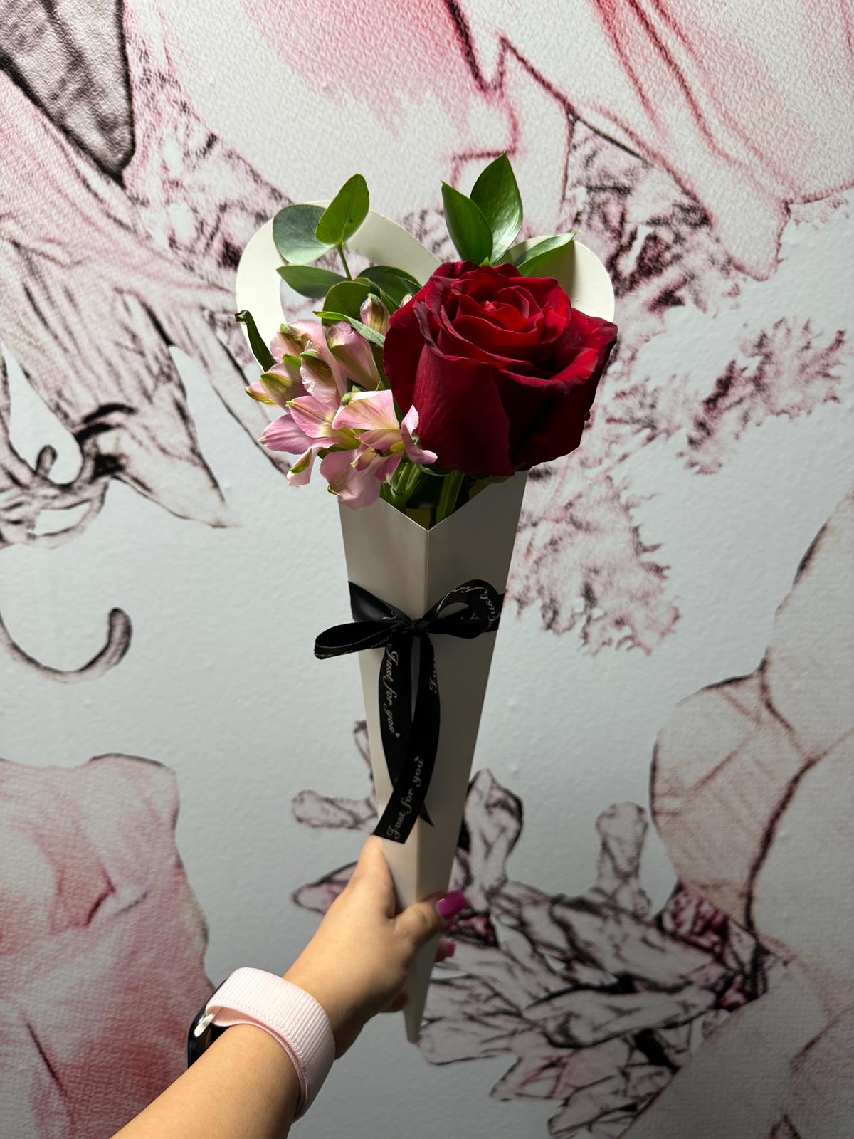 Single Rose Love Wrap