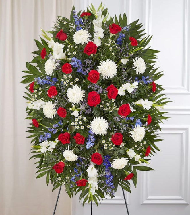 Patriotic Standing Wreath